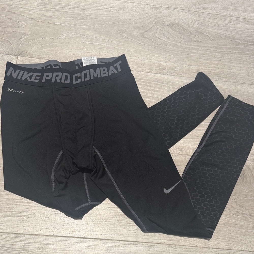 Nike Pro Combat Black Compression Leggings